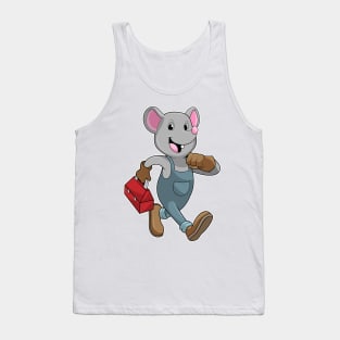 Mouse as Handyman with Toolbox Tank Top